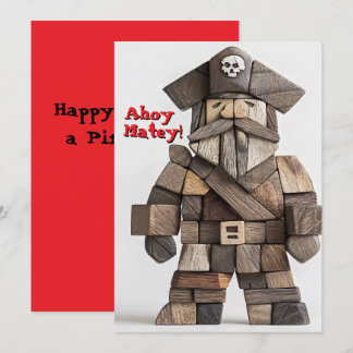 Happy Talk like a Pirate Day Card Einladung