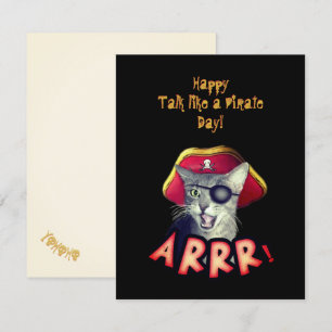 Happy Talk wie ein Pirate Day 9/19 Card