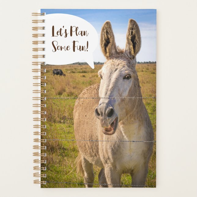 "Happy Talking Donkey" - kundenspezifischer Planer (Vorderseite)