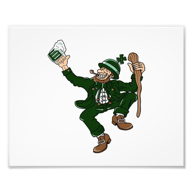 Happy Tancing levorbeugend Stock Drink.pnng Fotodruck (Vorne)