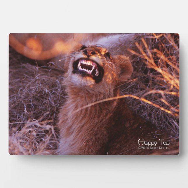 Happy Tau Fotoplatte (Vorderseite)