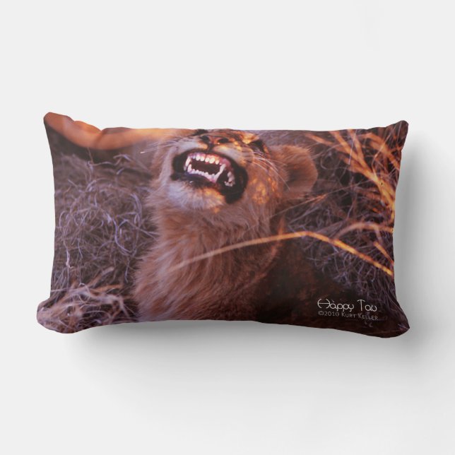 Happy Tau Lendenkissen (Vorderseite)