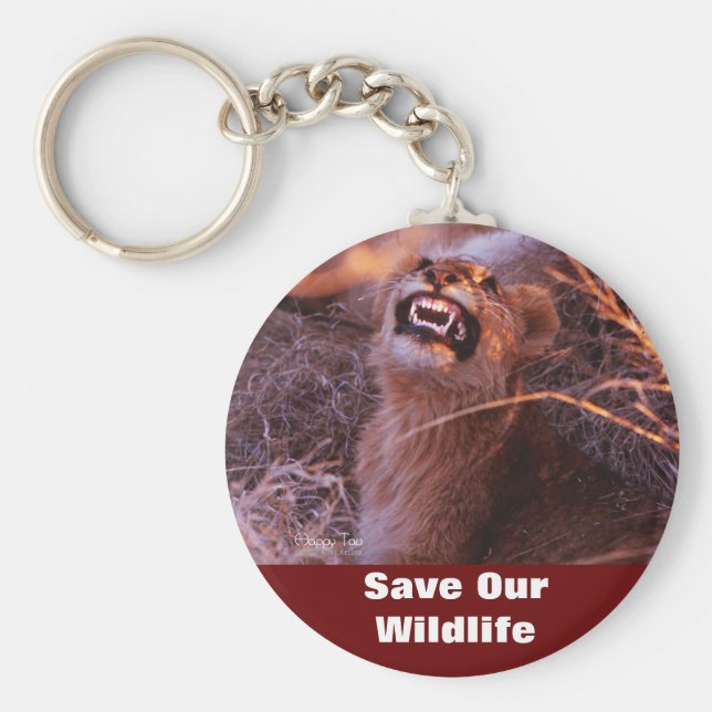 Happy Tau Rettete unsere Schlüsselkette für Wildti Schlüsselanhänger (Vorne)