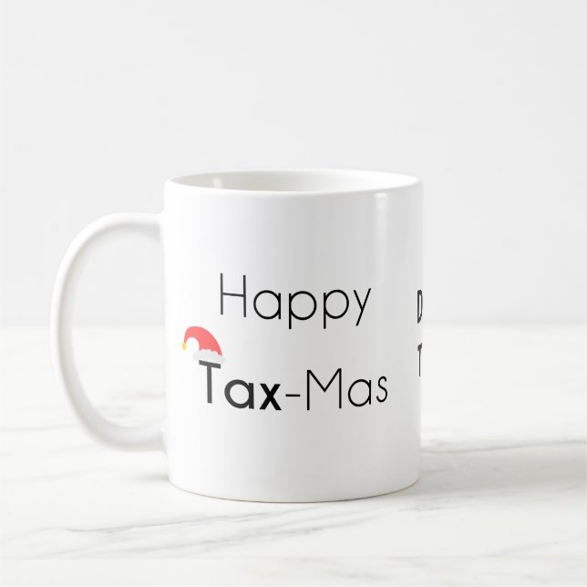 Happy TaxMas Kaffeetasse (Links)