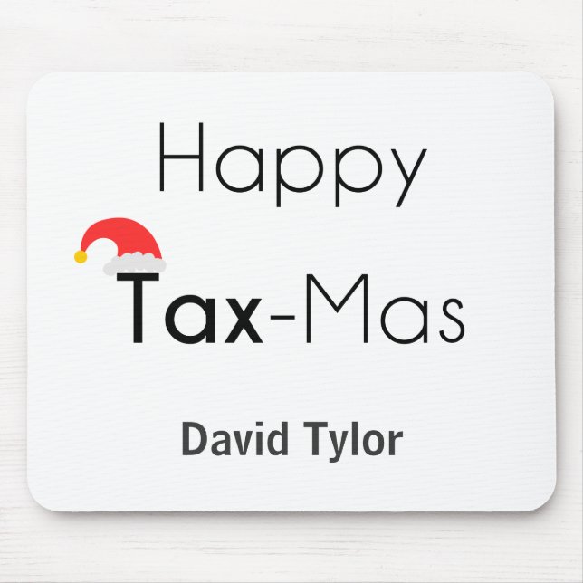 Happy TaxMas Mousepad (Vorne)