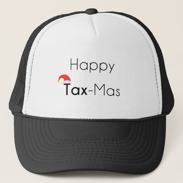 Happy TaxMas Truckerkappe (Vorderseite)