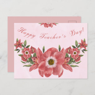 Happy Teachers Day Postkarte