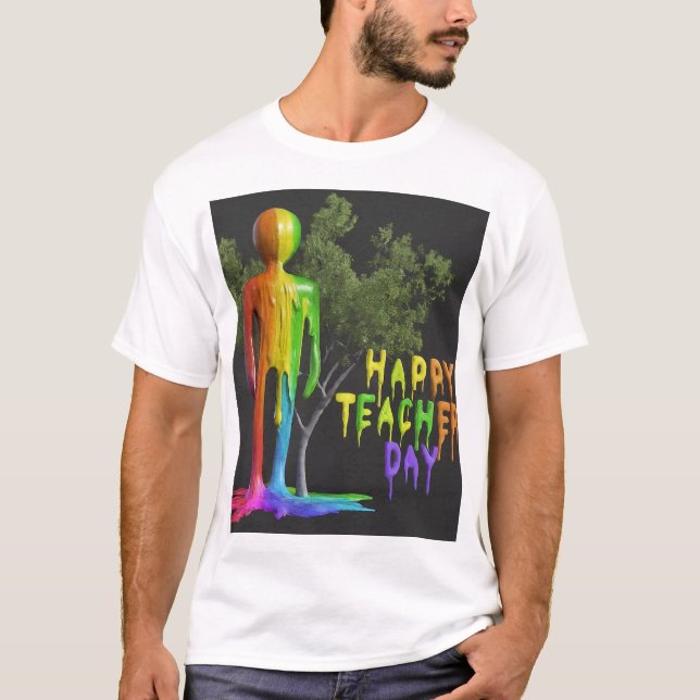 "Happy Teacher's Day: Special Tribute Design" T-Shirt (Vorderseite)