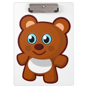 HAPPY TEDDY BEAR KLEMMBRETT