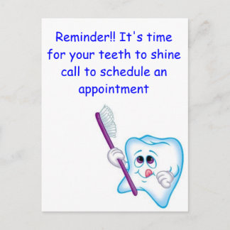 Happy Teeth Postkarte