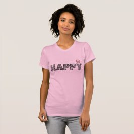 Happy Text T-Shirt