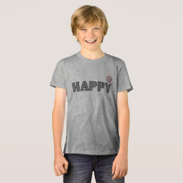 Happy Text Tri-Blend Shirt