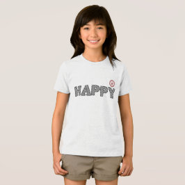 Happy Text Tri-Blend Shirt