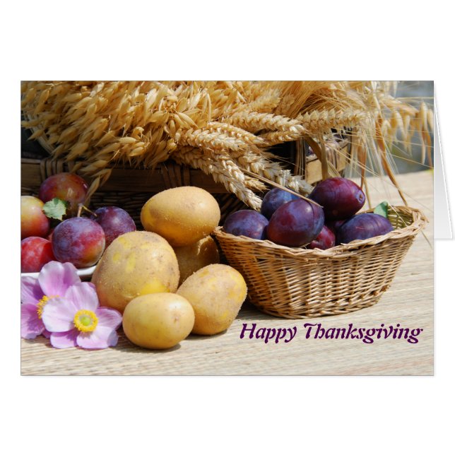 Happy Thanksgiving (Vorderseite (Horizontal))