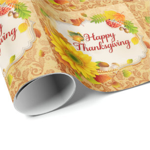 Happy Thanksgiving 13 Wrapping Paper Optionen Geschenkpapier