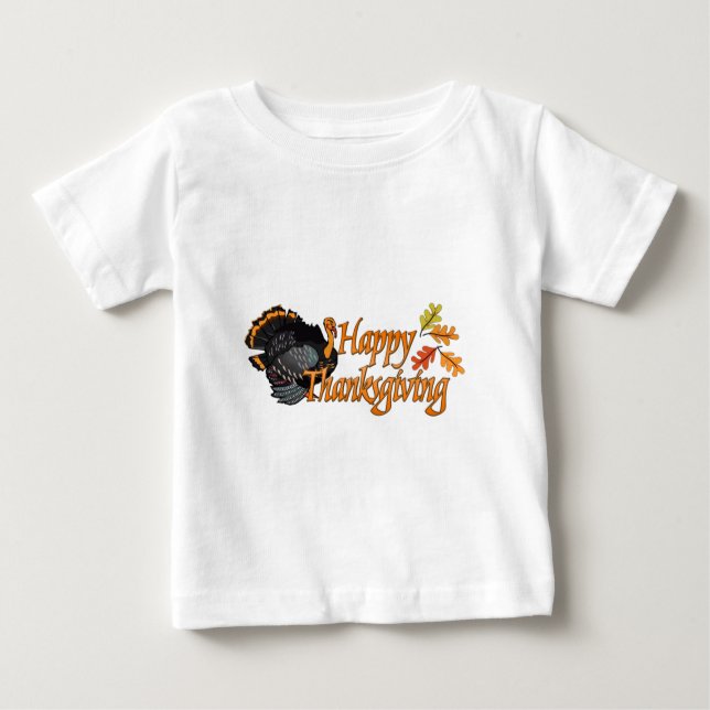 Happy Thanksgiving Baby T-shirt (Vorderseite)
