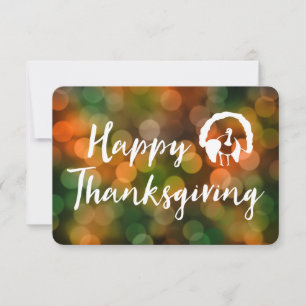 Happy Thanksgiving (beide Fallleuchten) Einladung