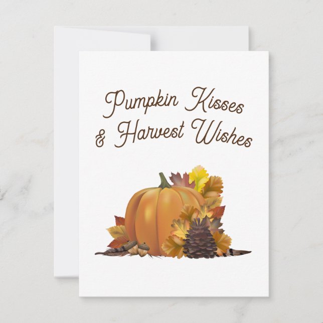 Happy Thanksgiving Blank Greeting Cards (Vorderseite)