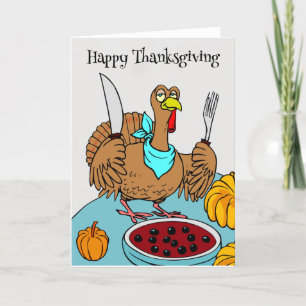 Happy Thanksgiving Card Feiertagskarte