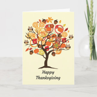 Happy Thanksgiving Card Karte