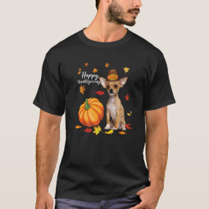Happy Thanksgiving Chihuahua Herbst Thanksgiv T-Shirt