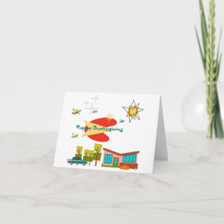 Happy Thanksgiving Dankeskarte