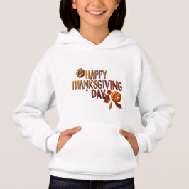 Happy Thanksgiving Day Design Hoodie