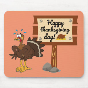 Happy Thanksgiving Day Funny Mousepad