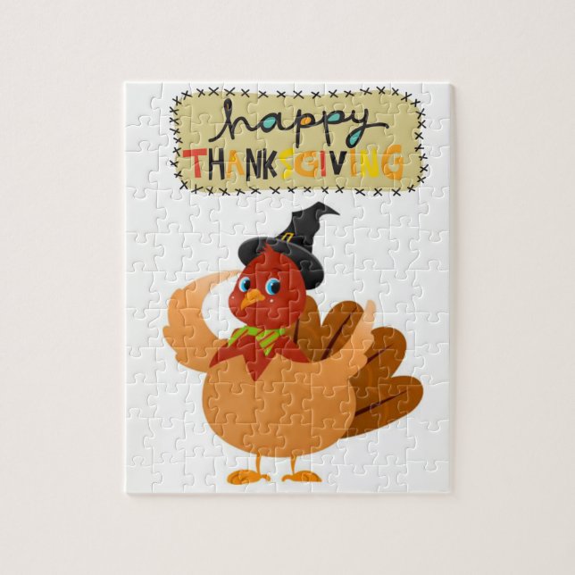 Happy Thanksgiving Day Jigsaw Puzzle (Vertikal)