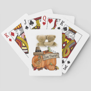 Happy Thanksgiving Day Playing Card Deck Spielkarten