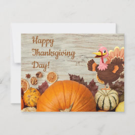 Happy Thanksgiving Day Postkarte