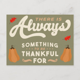 Happy Thanksgiving Day Postkarte