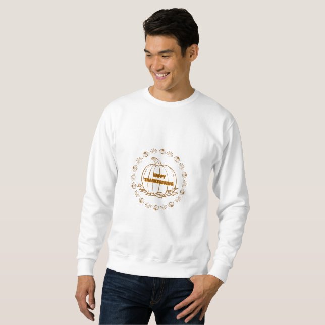 Happy Thanksgiving Day Sweatshirt (Vorne ganz)