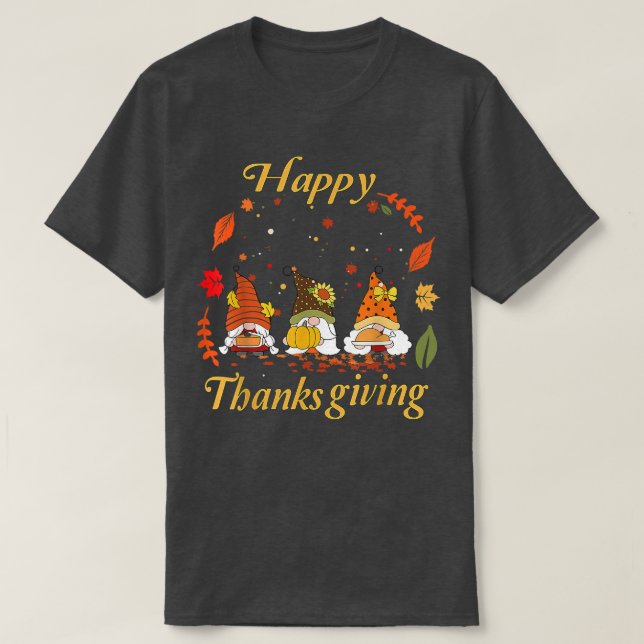 Happy Thanksgiving Day Thanksgiving Holiday Thanks T-Shirt (Design vorne)