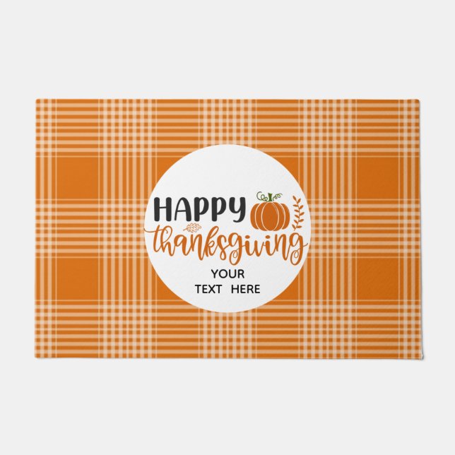 Happy Thanksgiving Doomat Fußmatte (Vorderseite)