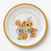 Happy Thanksgiving Ernte Blume und produzieren