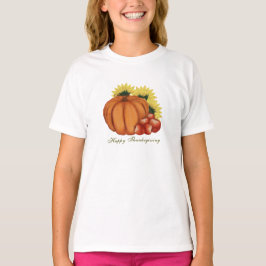 Happy Thanksgiving Fall Harvest Pumpkin T-Shirt