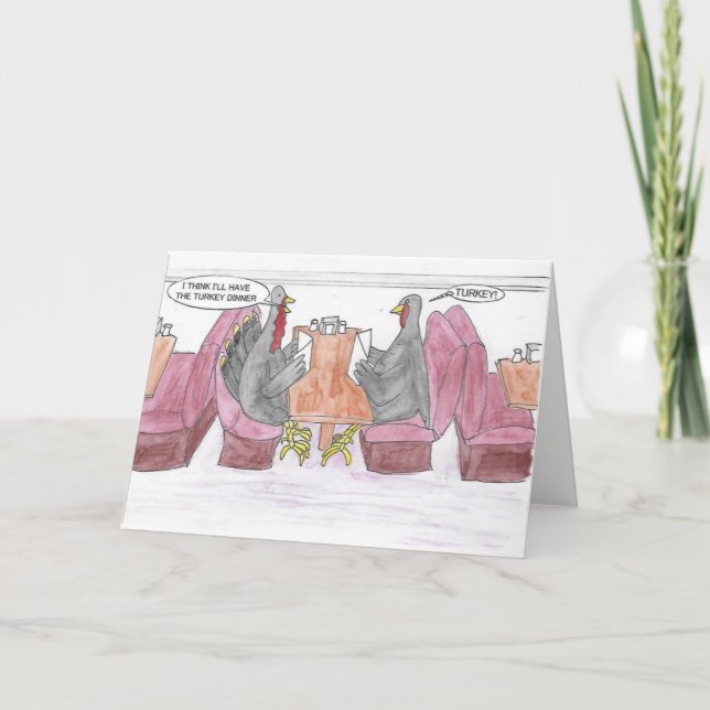 Happy Thanksgiving Feiertagskarte (Vorderseite)