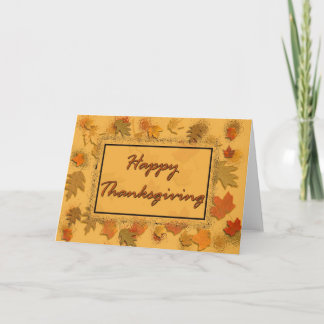 Happy Thanksgiving Feiertagskarte