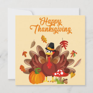 Happy Thanksgiving Feiertagskarte