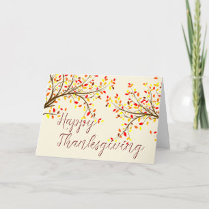 Happy Thanksgiving Feiertagskarte