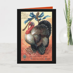 Happy Thanksgiving Feiertagskarte