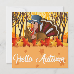 Happy Thanksgiving Feiertagskarte
