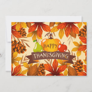 Happy Thanksgiving Feiertagskarte