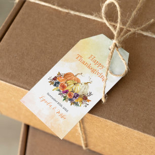 Happy Thanksgiving Geschenkanhänger