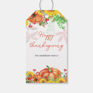 Happy Thanksgiving Geschenkanhänger