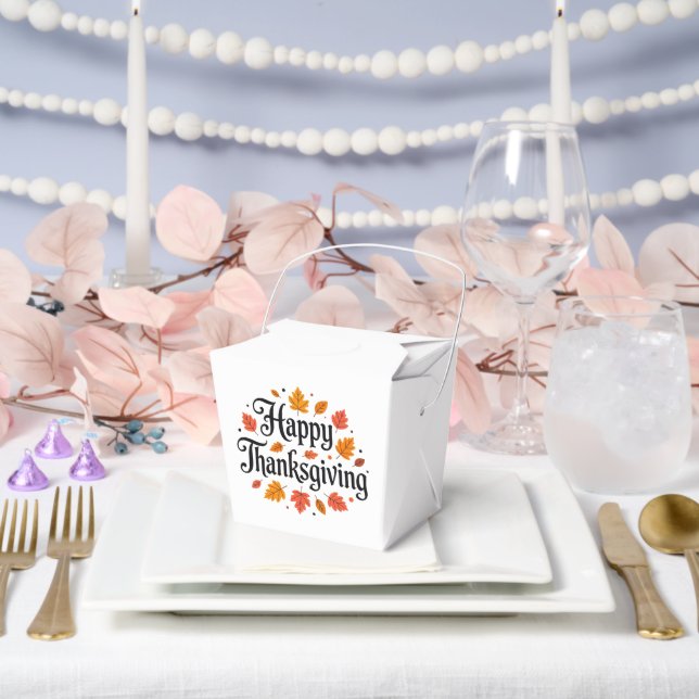 Happy Thanksgiving Geschenkschachtel (Hochzeit)