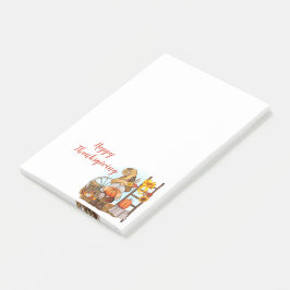 Happy Thanksgiving Gnome Post-it Notes Post-it Klebezettel