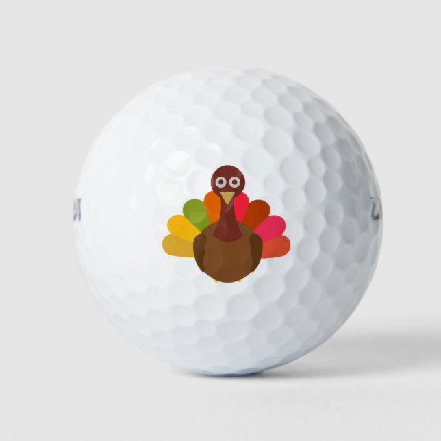 Happy Thanksgiving Golfball (Vorderseite)