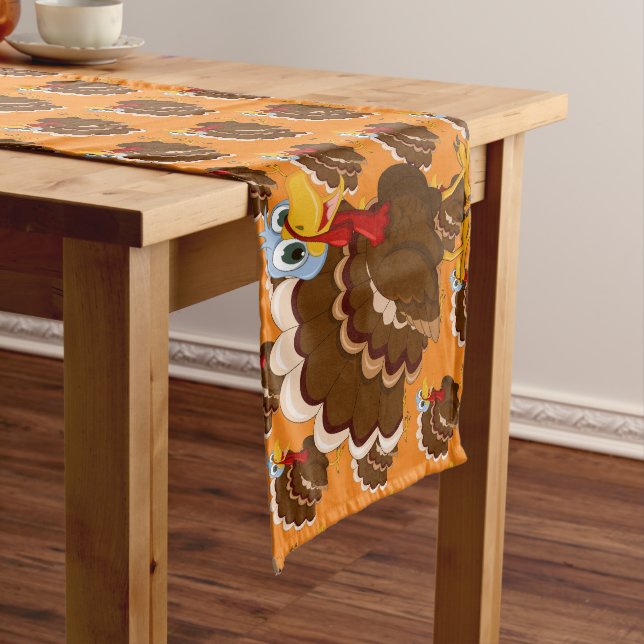 Happy Thanksgiving Großer Tischläufer (Beispiel)